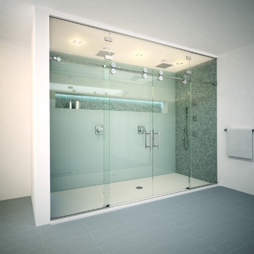 Type of glass for shower doors