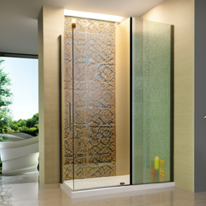 Textured Glass Shower Doors