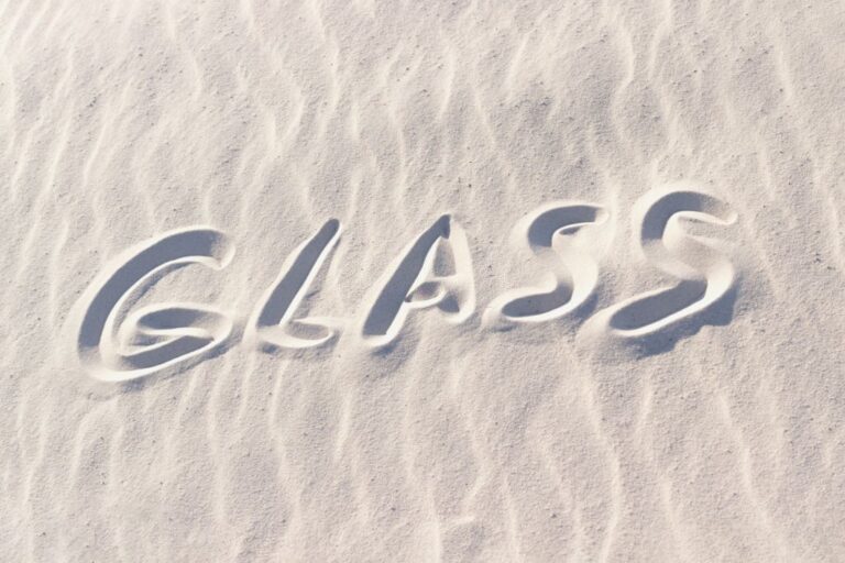How sand is made from glass