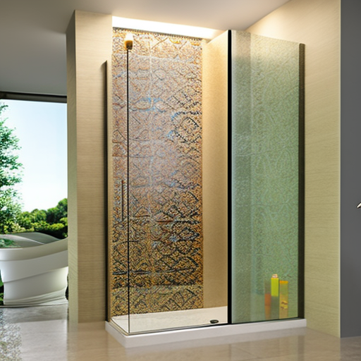 Textured-Glass-Shower-Doors
